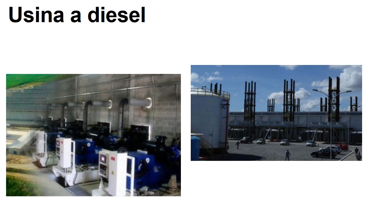 Usina a diesel